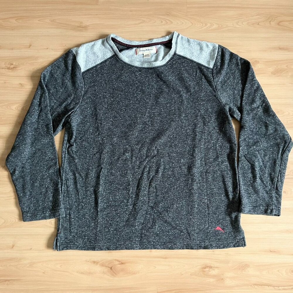 Tommy Bahama Pullover Sweater Crew Neck Soft Luxury Cotton Blend Mens Size XL